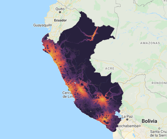 Tiempo de acceso a centros de salud