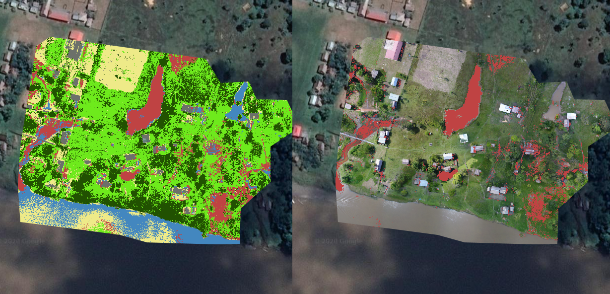 Clasificación de criaderos de mosquitos de malaria usando drones y ML